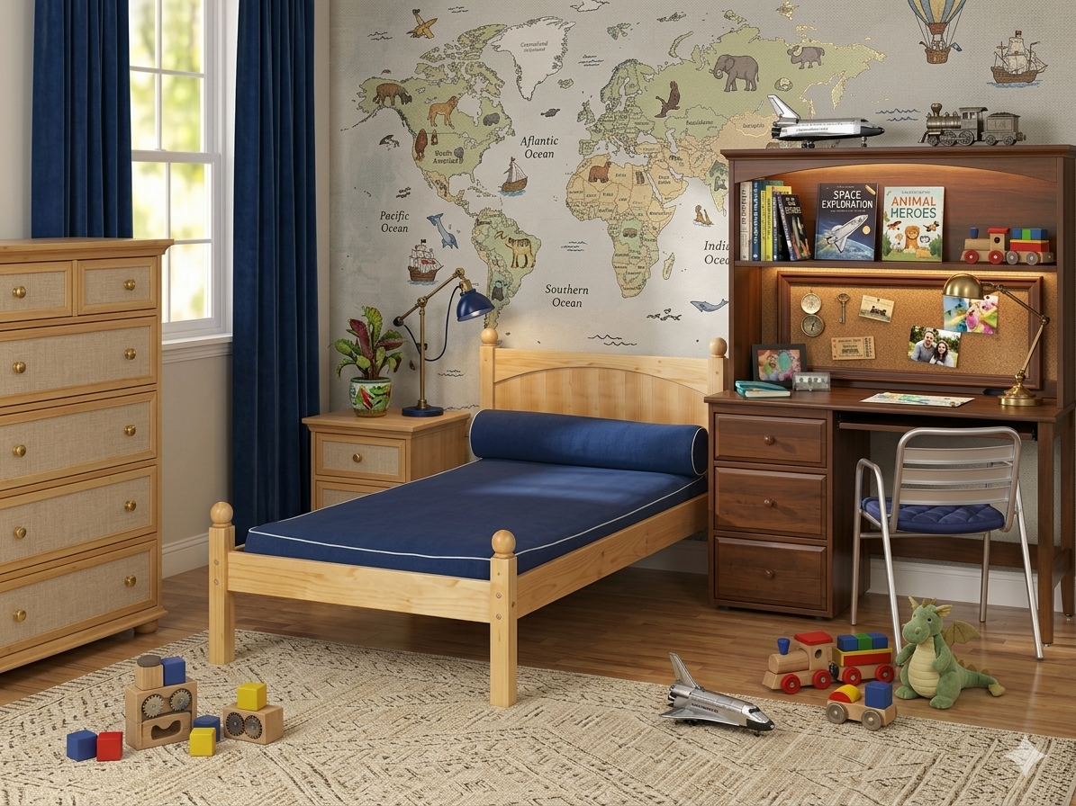 Masif Ahşap Çocuk Yatağı Seçerken Nelere Dikkat Edilmeli?