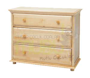 3 Çekmeceli şifonyer