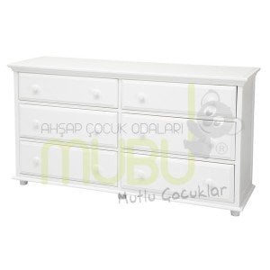 6 Çekmeceli Yatay Şifonyer