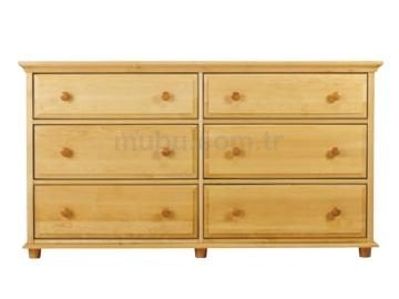 6 Çekmeceli Yatay Şifonyer